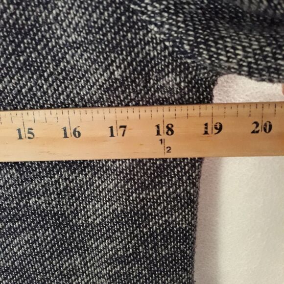 Calvin Klein Performance Cowl Neck Sweater Women L Purple Marble Knit Quick Dry - Picture 8 of 10